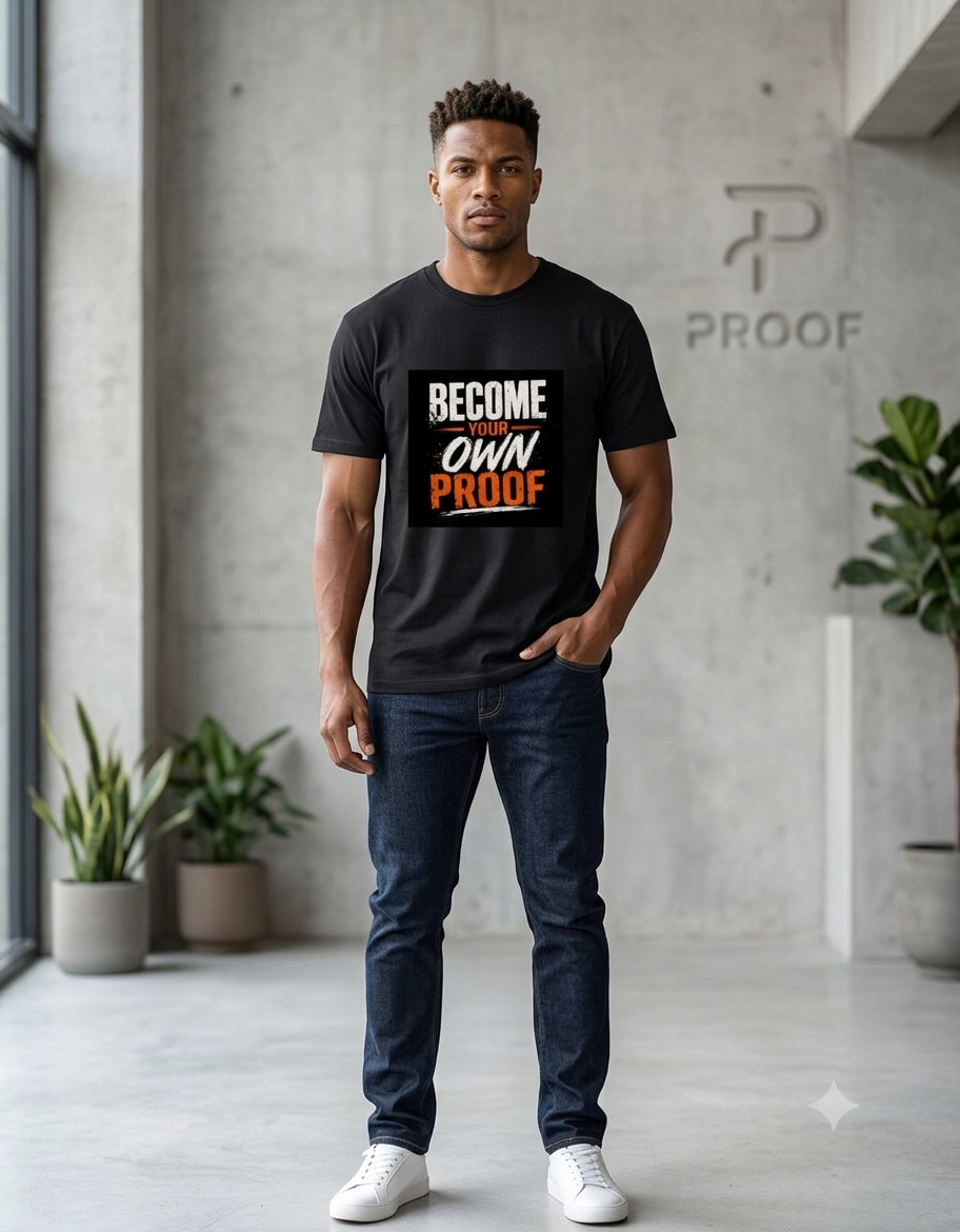 Motivational design Cotton T-Shirt