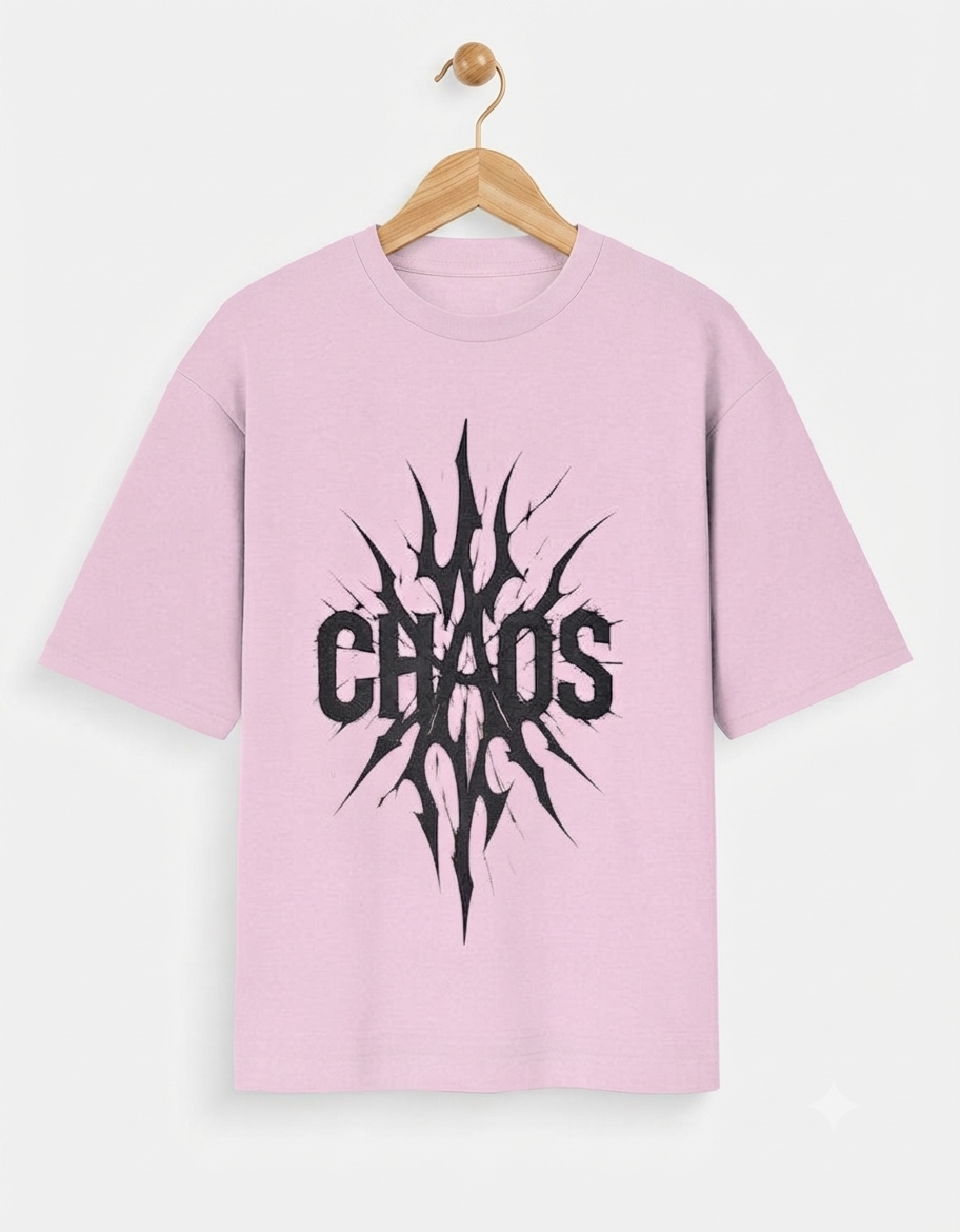 Dark Metal Chaos oversized T-Shirt