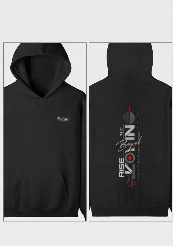 The Zone Beyond" Typography Hoodie
