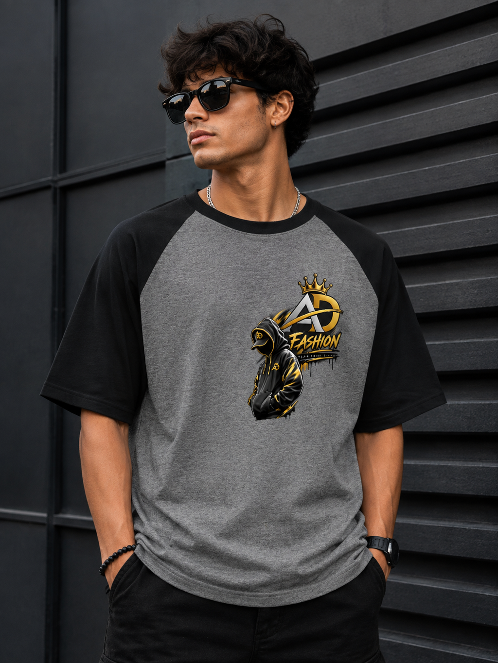 Adfashion -Oversized Raglan